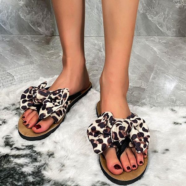 women's slipper casual fashion flip flops bow leopard print flat beach outside shoes comfortable plus size slippers, Black
women's slipper casual fashion flip flops bow leopard print flat beach outside shoes comfortable plus size slippers, Black