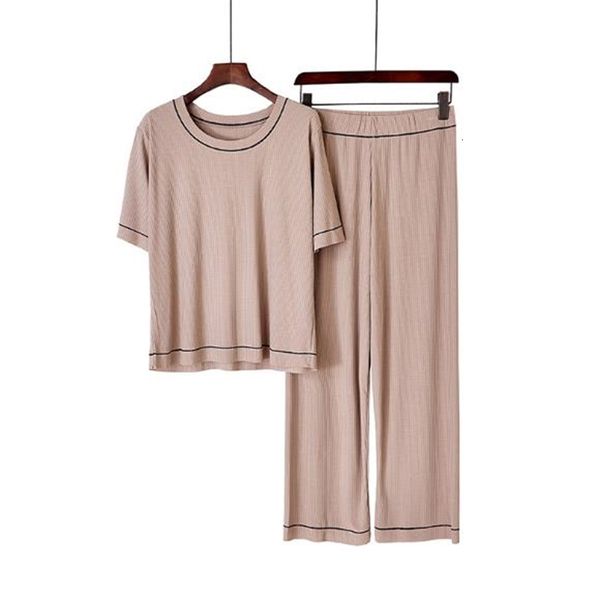 women's sleepwear fresh pajamas women short sleeve trousers home wear set spring summer pijama suit large size modal cotton ladies pyja, Black;red
women's sleepwear fresh pajamas women short sleeve trousers home wear set spring summer pijama suit large size modal cotton ladies pyja, Black;red