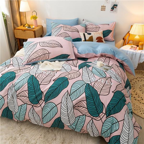 bedding sets elegant pink tropical leaf letters set summer spring modern style euro bed 150 single pillowcase kawaii room decoration
bedding sets elegant pink tropical leaf letters set summer spring modern style euro bed 150 single pillowcase kawaii room decoration
