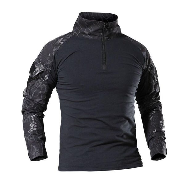 men's jackets python pattern camouflage combat outdoor sports frog suit tight training, Black;brown
men's jackets python pattern camouflage combat outdoor sports frog suit tight training, Black;brown