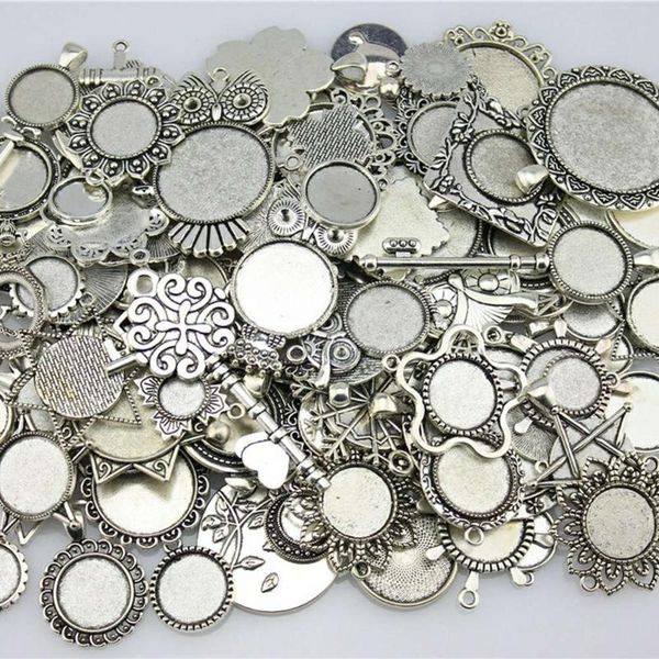 charms malzahar mix cabochon base setting diy jewelry bracelet for making kit accessories, Bronze;silver
charms malzahar mix cabochon base setting diy jewelry bracelet for making kit accessories, Bronze;silver