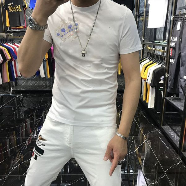 men's t-shirts male crown short sleeve around classic neck fashion shirt strass standard drawing of cartoon bt3j, White;black
men's t-shirts male crown short sleeve around classic neck fashion shirt strass standard drawing of cartoon bt3j, White;black
