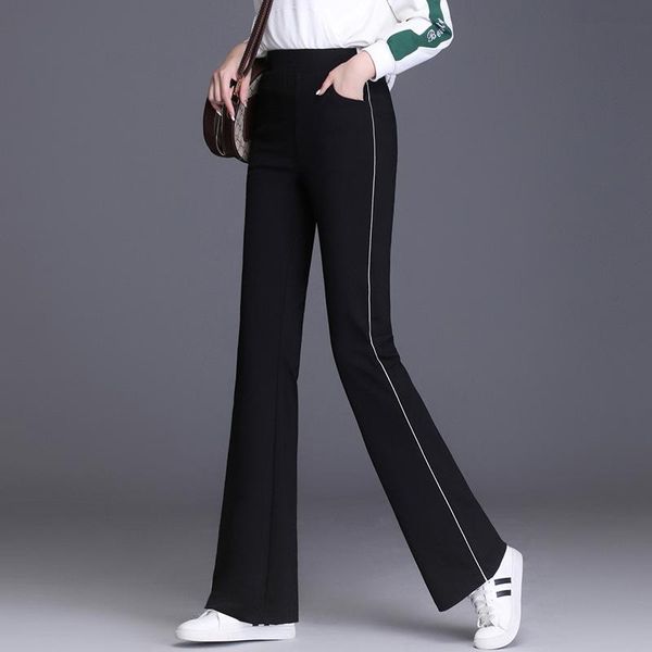 women's pants & capris spring autumn women balck high waist flare pant plus size clothes elastic casual long trousers s-4xl, Black;white
women's pants & capris spring autumn women balck high waist flare pant plus size clothes elastic casual long trousers s-4xl, Black;white