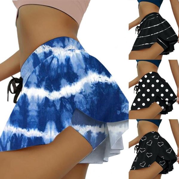 women's shorts buscrunch skirted yoga running cycling biker tennis skorts women 2 in 1 quick dry sport, White;black
women's shorts buscrunch skirted yoga running cycling biker tennis skorts women 2 in 1 quick dry sport, White;black