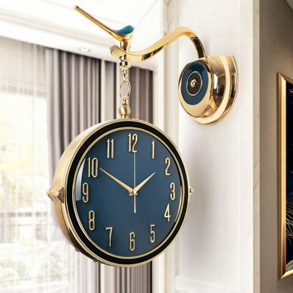 wall clocks luxury clock home decoration european style double-sided golden watch large living room creative quartz
wall clocks luxury clock home decoration european style double-sided golden watch large living room creative quartz