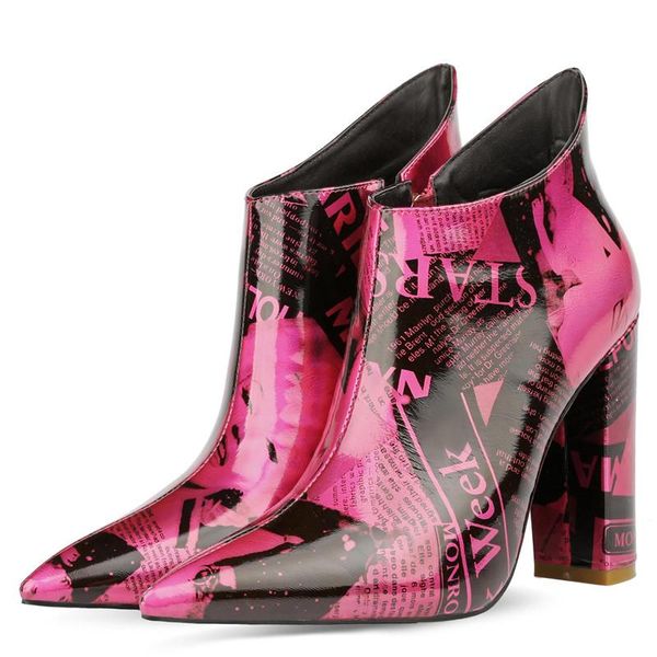 boots stylesowner style luxury woman red thick heels short zipper pointed toe spring autumn soft leather, Black
boots stylesowner style luxury woman red thick heels short zipper pointed toe spring autumn soft leather, Black