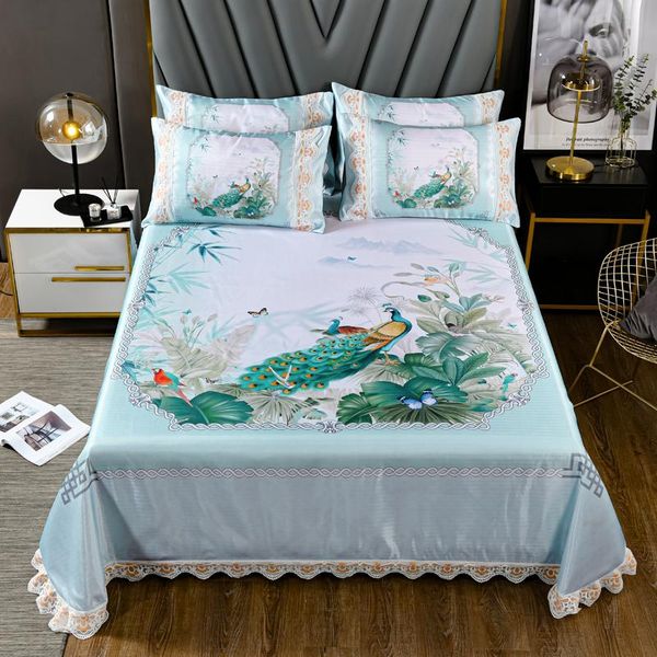 sheets & sets 2021 large version digital printing mat ice silk three-piece lace bed linen family sheet
sheets & sets 2021 large version digital printing mat ice silk three-piece lace bed linen family sheet