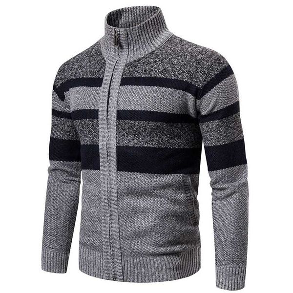 autumn winter cardigan men striped knitted cardigan men's winter jacket coat zipper cardigan warm knitted sweater 211008, White;black
autumn winter cardigan men striped knitted cardigan men's winter jacket coat zipper cardigan warm knitted sweater 211008, White;black