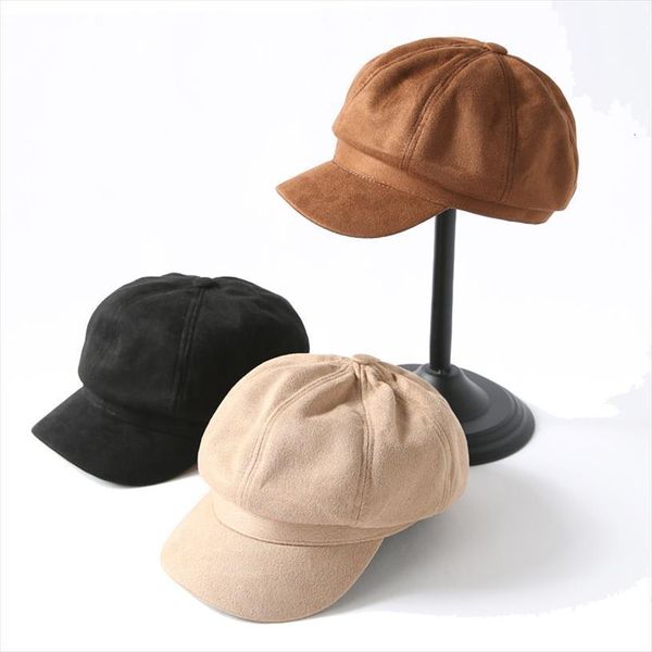 women hat retro octagonal newsboy cap ladies solid plain suede beret female vintage artist painter berets, Blue;gray
women hat retro octagonal newsboy cap ladies solid plain suede beret female vintage artist painter berets, Blue;gray