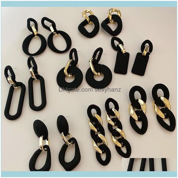 charm jewelrys925 needle fashion jewelry earrings design resin golden plating matte black for women lady party gifts drop delivery 2021 3t8u
charm jewelrys925 needle fashion jewelry earrings design resin golden plating matte black for women lady party gifts drop delivery 2021 3t8u