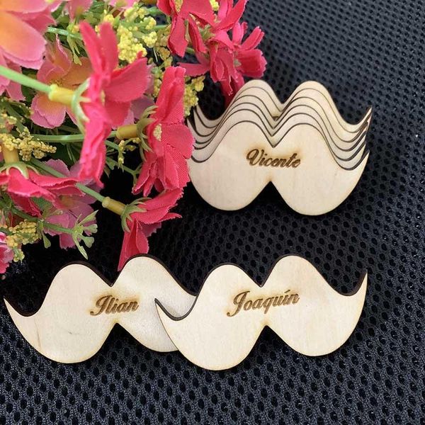 personalized name wood mustache, custom whiskers shape place card party favors table decors other event & supplies
personalized name wood mustache, custom whiskers shape place card party favors table decors other event & supplies
