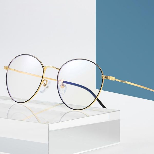 fashion sunglasses frames vintage round bluelight glasses men metal anti blue light blocking eyeglasses gaming no diopter optical clear eye, Black
fashion sunglasses frames vintage round bluelight glasses men metal anti blue light blocking eyeglasses gaming no diopter optical clear eye, Black