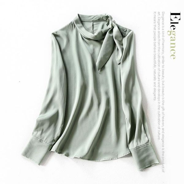 pure color heavy silk shirts women long sleeve the spring/summer 2021 fashion bow satin mulberry blouse women's blouses &, White
pure color heavy silk shirts women long sleeve the spring/summer 2021 fashion bow satin mulberry blouse women's blouses &, White