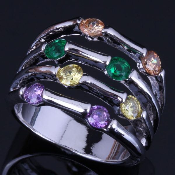 cluster rings gracious multigem multicolor yellow cubic zirconia silver plated ring v0560, Golden;silver
cluster rings gracious multigem multicolor yellow cubic zirconia silver plated ring v0560, Golden;silver