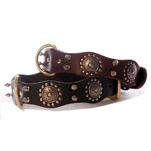 cowhide dog collars rivet studded 3 sizes necklace wavy personalized dogs accessories supplies & leashes
cowhide dog collars rivet studded 3 sizes necklace wavy personalized dogs accessories supplies & leashes