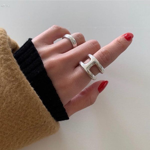 cluster rings aomu 2021 design korean vintage s925 sterling silver open ring color fashion simple for women girls jewelry party, Golden;silver
cluster rings aomu 2021 design korean vintage s925 sterling silver open ring color fashion simple for women girls jewelry party, Golden;silver