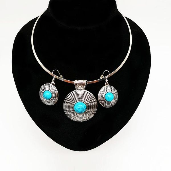 wind west bohemia turkey retro alloy clavicle turquoise ladies necklace set chokers, Golden;silver
wind west bohemia turkey retro alloy clavicle turquoise ladies necklace set chokers, Golden;silver