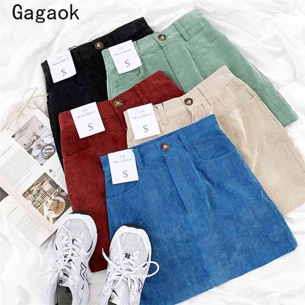 women corduroy mini skirt spring autumn solid a-line empire casual simple candy color korean sweet skirts 210531, Black
women corduroy mini skirt spring autumn solid a-line empire casual simple candy color korean sweet skirts 210531, Black