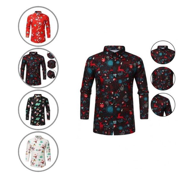 men's casual shirts stylish snowflakes snowman print shirt party buttons closure handsome, White;black
men's casual shirts stylish snowflakes snowman print shirt party buttons closure handsome, White;black