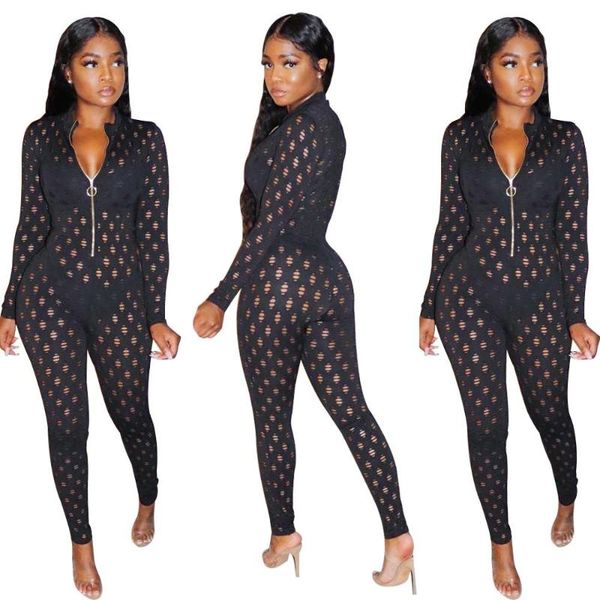 women club party long sleeve zipper up skinny jumpsuit lace see though one piece romper overalls women's jumpsuits & rompers, Black;white
women club party long sleeve zipper up skinny jumpsuit lace see though one piece romper overalls women's jumpsuits & rompers, Black;white