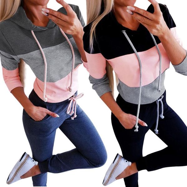 women's hoodies & sweatshirts black pink grey patchwork 2021 design women casual sweat girls european korean
women's hoodies & sweatshirts black pink grey patchwork 2021 design women casual sweat girls european korean