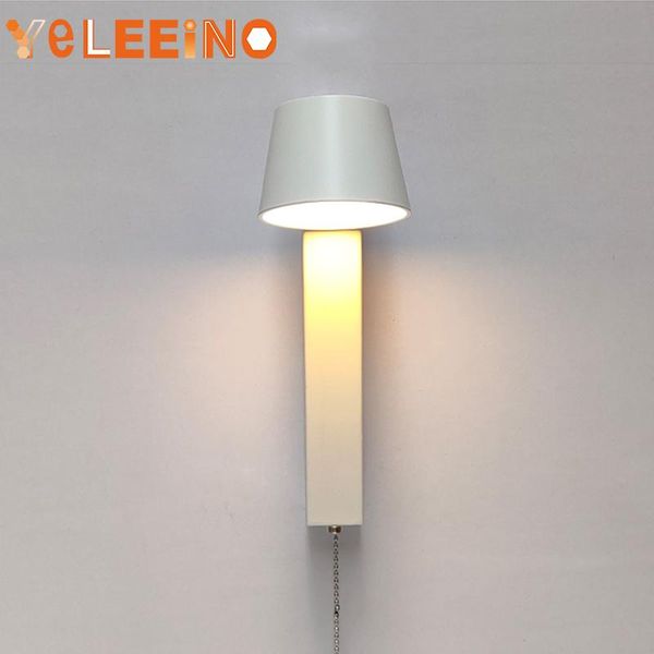 wall lamp led with switch 7w bedroom living room nordic modern light aisle study reading sconce white black lamps
wall lamp led with switch 7w bedroom living room nordic modern light aisle study reading sconce white black lamps