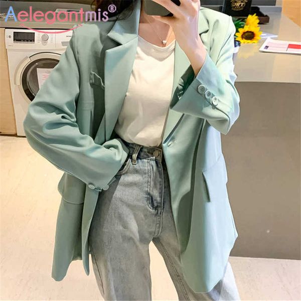 aelegantmis korean fashion casual stylish office lady blazer women spring vintage elegant female solid jacket ol 210607, White;black
aelegantmis korean fashion casual stylish office lady blazer women spring vintage elegant female solid jacket ol 210607, White;black