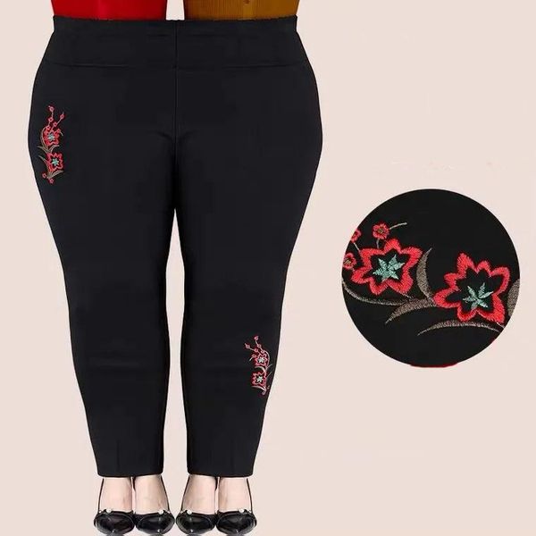 women's pants & capris 2021 autumn winter middle-aged women trousers casual loose elastic waist mother large size thicken warm female y, Black;white
women's pants & capris 2021 autumn winter middle-aged women trousers casual loose elastic waist mother large size thicken warm female y, Black;white
