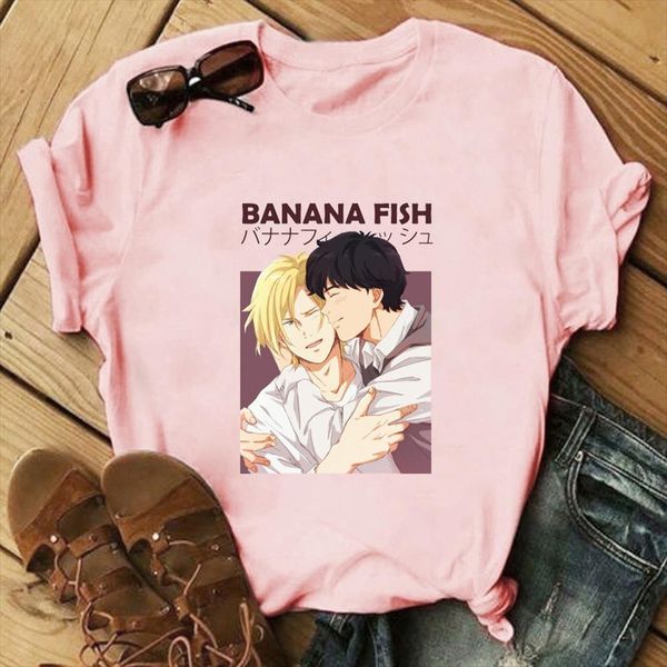banana fish and women mens anime womens sleeve manga cartoon graphic tees summer harajuku fashion, White;black
banana fish and women mens anime womens sleeve manga cartoon graphic tees summer harajuku fashion, White;black