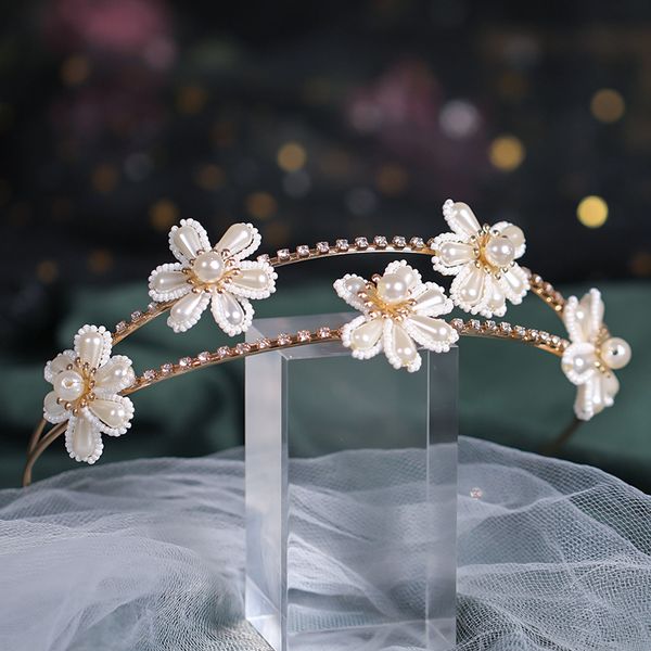 trendy gold pearl crystal bride hair accessories wedding crown headband hair band bride wedding headdress accessories handmadedio chan conta, White;golden
trendy gold pearl crystal bride hair accessories wedding crown headband hair band bride wedding headdress accessories handmadedio chan conta, White;golden