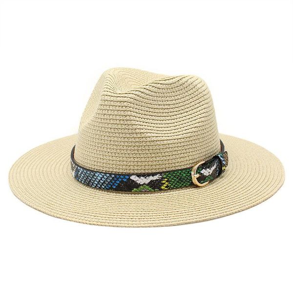 wide brim hats summer hat for women men panama straw ladies fedora uv protection cap outdoor beach british style female flat jazz sun, Blue;gray
wide brim hats summer hat for women men panama straw ladies fedora uv protection cap outdoor beach british style female flat jazz sun, Blue;gray