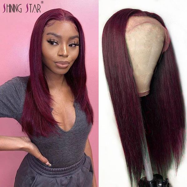 lace wigs 180 density front wig burgundy 99j colored straight pre plucked human hair for women brazilian remy, Black;brown
lace wigs 180 density front wig burgundy 99j colored straight pre plucked human hair for women brazilian remy, Black;brown