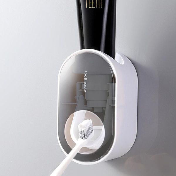 1pcs automatic toothpaste squeezer bathroom accessories stand wall mounted dust-proof toothbrush holder nordic style pp plastic holders
1pcs automatic toothpaste squeezer bathroom accessories stand wall mounted dust-proof toothbrush holder nordic style pp plastic holders