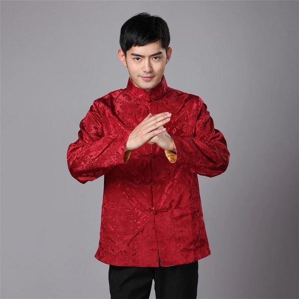 ethnic clothing tang suit traditional chinese for men shirt jacket double wear collar cheongsam retro s year clothes, Red
ethnic clothing tang suit traditional chinese for men shirt jacket double wear collar cheongsam retro s year clothes, Red