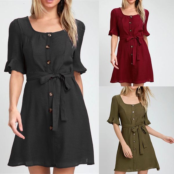 dress casual lady solid color square collar lace five-point ruffle sleeve high waist chiffon mini women gmjo, Black;gray
dress casual lady solid color square collar lace five-point ruffle sleeve high waist chiffon mini women gmjo, Black;gray