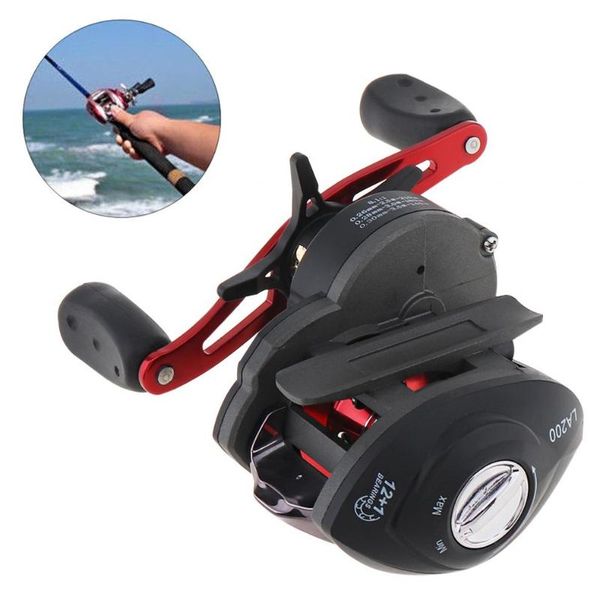 12+1bb high speed 8.1:1 gear ratio fishing bait casting reel braking force 8kg / 17.6lb with right left hand baitcasting reels
12+1bb high speed 8.1:1 gear ratio fishing bait casting reel braking force 8kg / 17.6lb with right left hand baitcasting reels