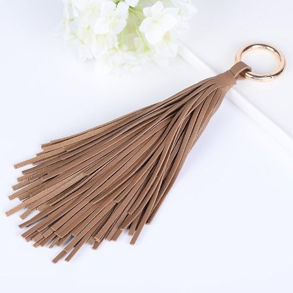 keychains 4 color leather tassel keychain car key chain keyring women handbag holder finder bag pendant charm jewelry, Silver
keychains 4 color leather tassel keychain car key chain keyring women handbag holder finder bag pendant charm jewelry, Silver