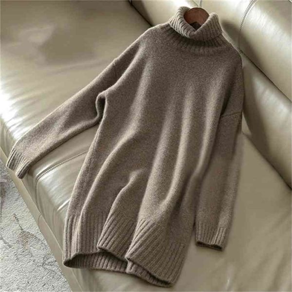 cashmere sweater women turtleneck knitted wool pullover long loose thick warm fashion casual women's 210812, White;black
cashmere sweater women turtleneck knitted wool pullover long loose thick warm fashion casual women's 210812, White;black