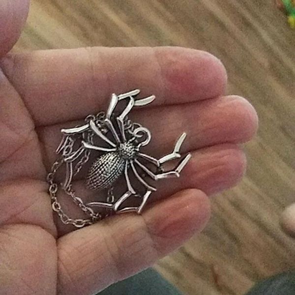 fashion retro spider necklace men's pendant jewelry accessories sweater chain necklaces, Silver
fashion retro spider necklace men's pendant jewelry accessories sweater chain necklaces, Silver
