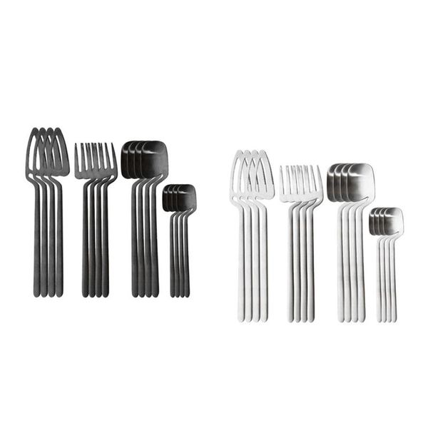 16pcs/set 304 stainless steel dinnerware set knife fork spoon dinner kitchen flatware tableware blinds
16pcs/set 304 stainless steel dinnerware set knife fork spoon dinner kitchen flatware tableware blinds