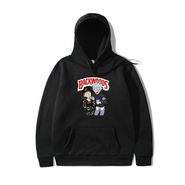 spring winter new backwoods pullover letter print rick modi men's and women's plush sweater, Black
spring winter new backwoods pullover letter print rick modi men's and women's plush sweater, Black