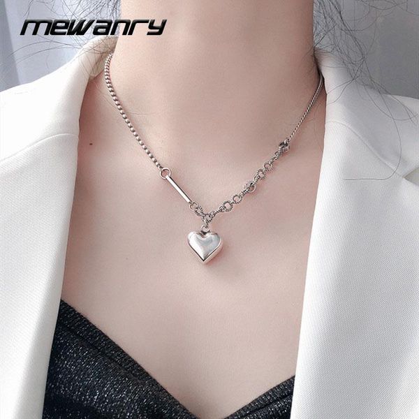 chains mewanry 925 sterling silver love heart necklace for women fashion vintage elegant splicing chain thai party jewelry
chains mewanry 925 sterling silver love heart necklace for women fashion vintage elegant splicing chain thai party jewelry