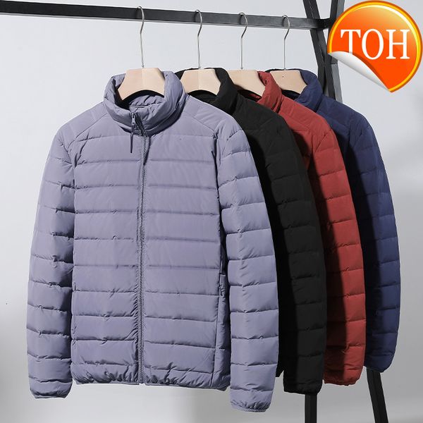 autumn and winter new 2021 lightweight down jacket men's short seamless stand-up collar white duck men, Black
autumn and winter new 2021 lightweight down jacket men's short seamless stand-up collar white duck men, Black