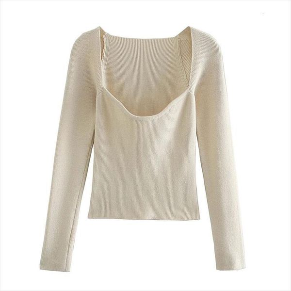 women fashion with sweetheart sweater neck cropped knitted vintage long sleeve fitted female pullovers chic, White;black
women fashion with sweetheart sweater neck cropped knitted vintage long sleeve fitted female pullovers chic, White;black