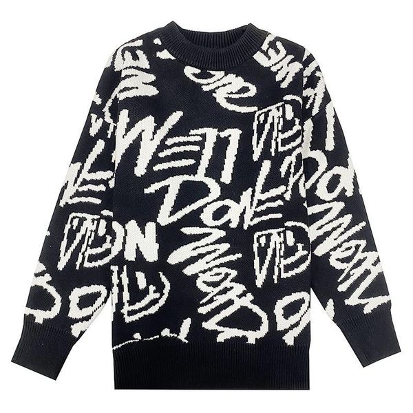 men's sweaters 2021 vintage welldone sweater men quality we11done nice washed round neck lazy hip hop, White;black
men's sweaters 2021 vintage welldone sweater men quality we11done nice washed round neck lazy hip hop, White;black