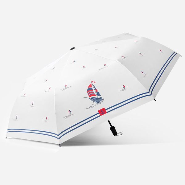 umbrellas anti uv sunscreen fashion rain umbrella women korean style three folding sea boat design sun rg017
umbrellas anti uv sunscreen fashion rain umbrella women korean style three folding sea boat design sun rg017
