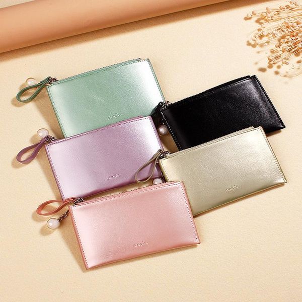 card holders women solid color short purse korean mini pearlescent laser holder coin pouches wallet, Brown;gray
card holders women solid color short purse korean mini pearlescent laser holder coin pouches wallet, Brown;gray
