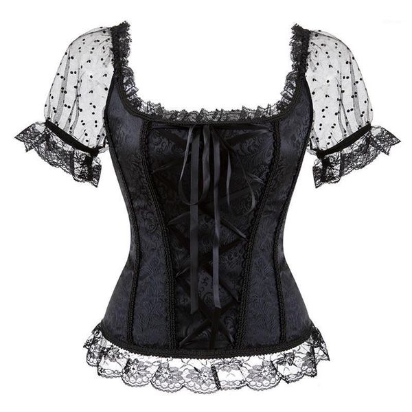 corset off shoulder plus size burlesque costumes floral lace up bustiers & corsets overbust straps sleeve vintage party, Black;white
corset off shoulder plus size burlesque costumes floral lace up bustiers & corsets overbust straps sleeve vintage party, Black;white