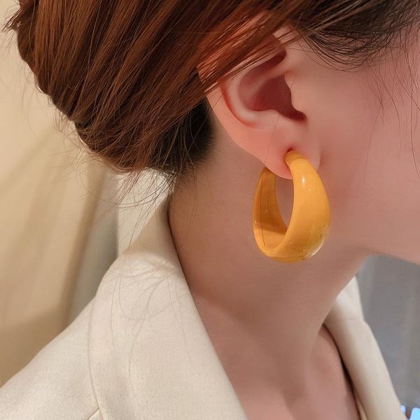 hoop & huggie fashion cute candy color earrings for women sweet simple colorful acrylic circle female party boho jewelry, Golden;silver
hoop & huggie fashion cute candy color earrings for women sweet simple colorful acrylic circle female party boho jewelry, Golden;silver