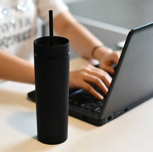 double wall matte finishing 16oz plastic tumbler with straw drinkware water mug mugs
double wall matte finishing 16oz plastic tumbler with straw drinkware water mug mugs